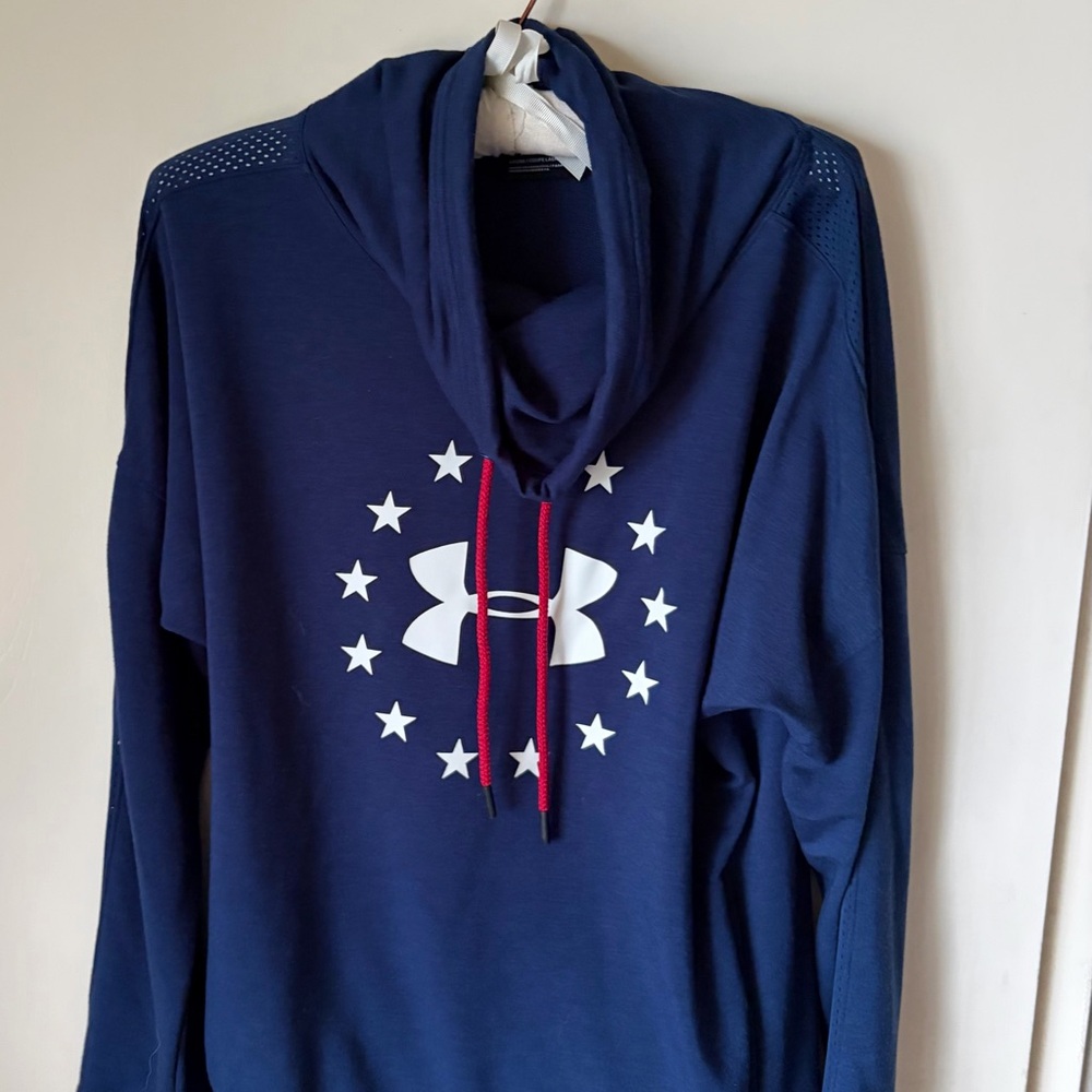 LG Navy Hoodie with Logo